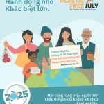 THÁNG 7 KHÔNG NHỰA SỬ DỤNG MỘT LẦN